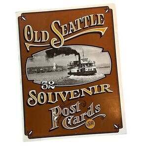 Seattle Vintage Souvenir 32 Historical Postcards Booklet